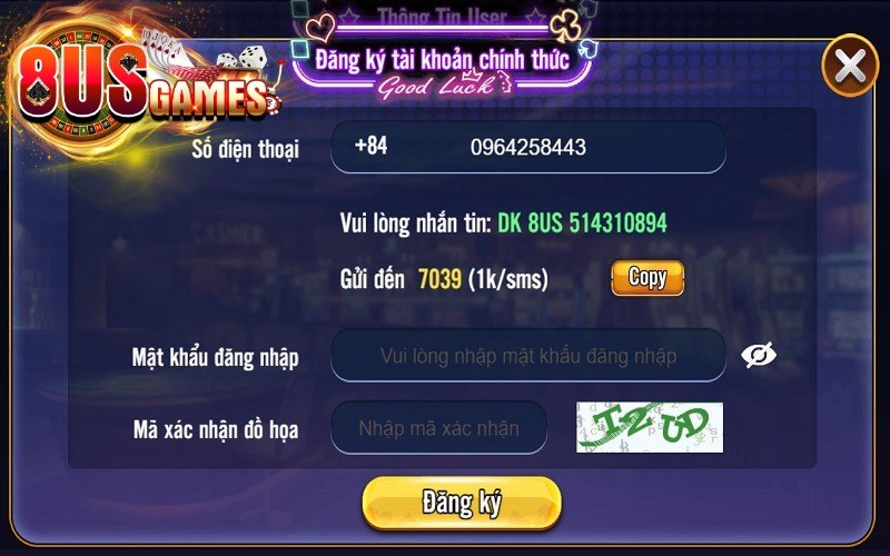 Hướng dẫn cách đăng ký 8US