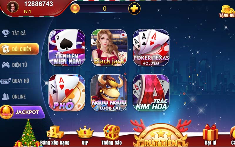 Kho trò chơi Game bài đổi thưởng cổng game 8US